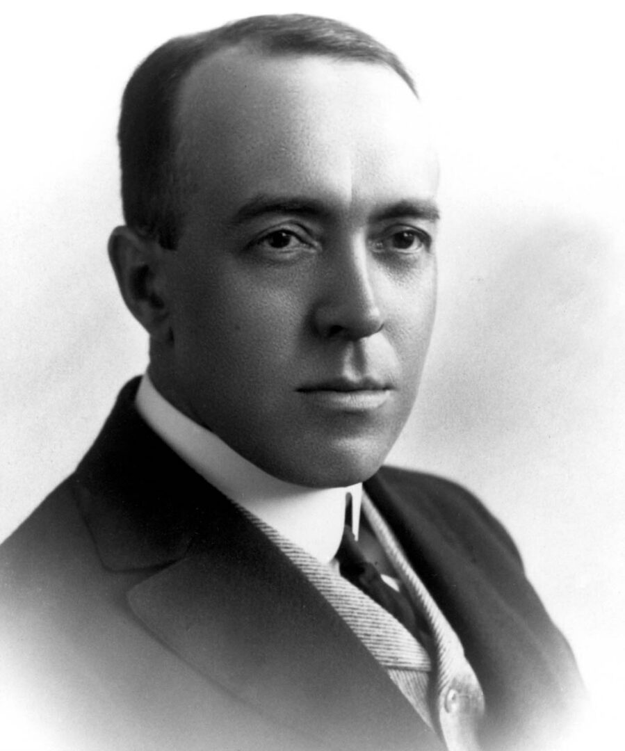 A picture of the author Edgar Rice Burroughs.