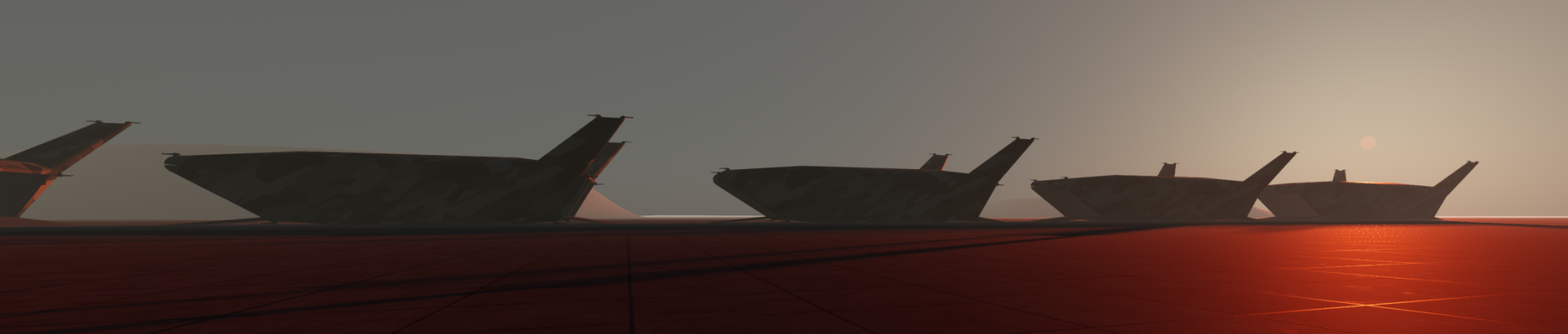 Dusk at RFS New Shawbury